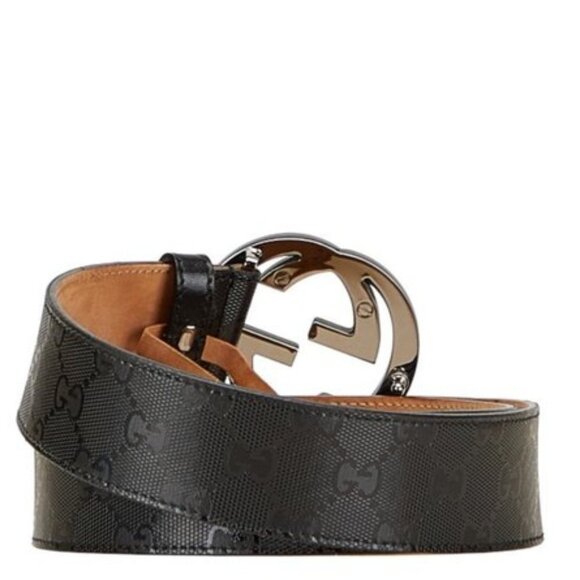 Gucci Interlocking G Belt, Size 90/36, Black Leather, 223891 - Picture 9 of 15